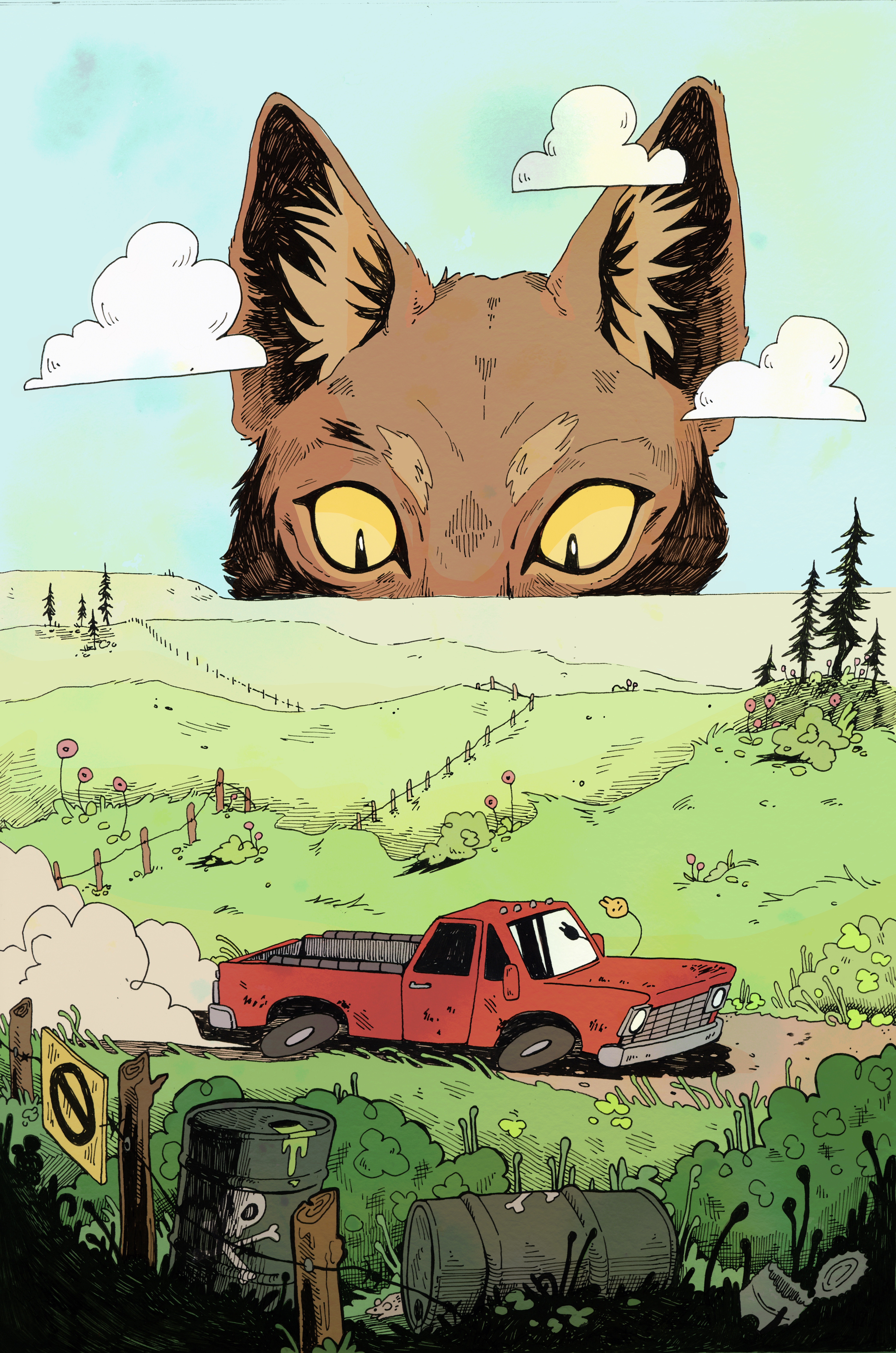 truck — editorial illustration by Maya Babeanu